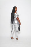 Its The Weekend Jumpsuit (Silver)