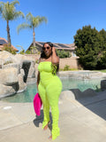 Sexy Summer Jumpsuit (Neon Yellow)