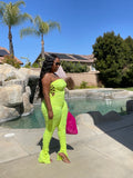 Sexy Summer Jumpsuit (Neon Yellow)