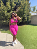 Biker Girl Set (Fucshia)