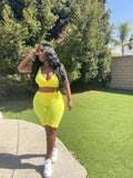Biker Girl Set (Yellow)