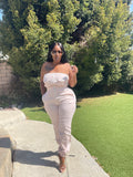 Pin Stripe Pink Jumpsuit