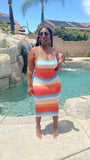 Strawberry Midi Dress