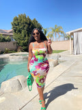 Hot on Vacation Midi Dress