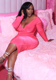 Hot Pink Romance Dress