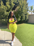 Biker Girl Set (Yellow)
