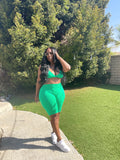 Biker Girl Set (Apple Green)