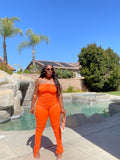 Sexy Summer Jumpsuit (neon orange)