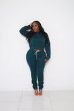 Dark Green Sweat Set