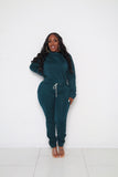 Dark Green Sweat Set