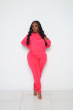 Fuchsia Sweat Set