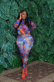 I'm The Flyest set (Royal Blue & Red)