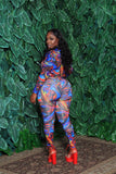I'm The Flyest set (Royal Blue & Red)